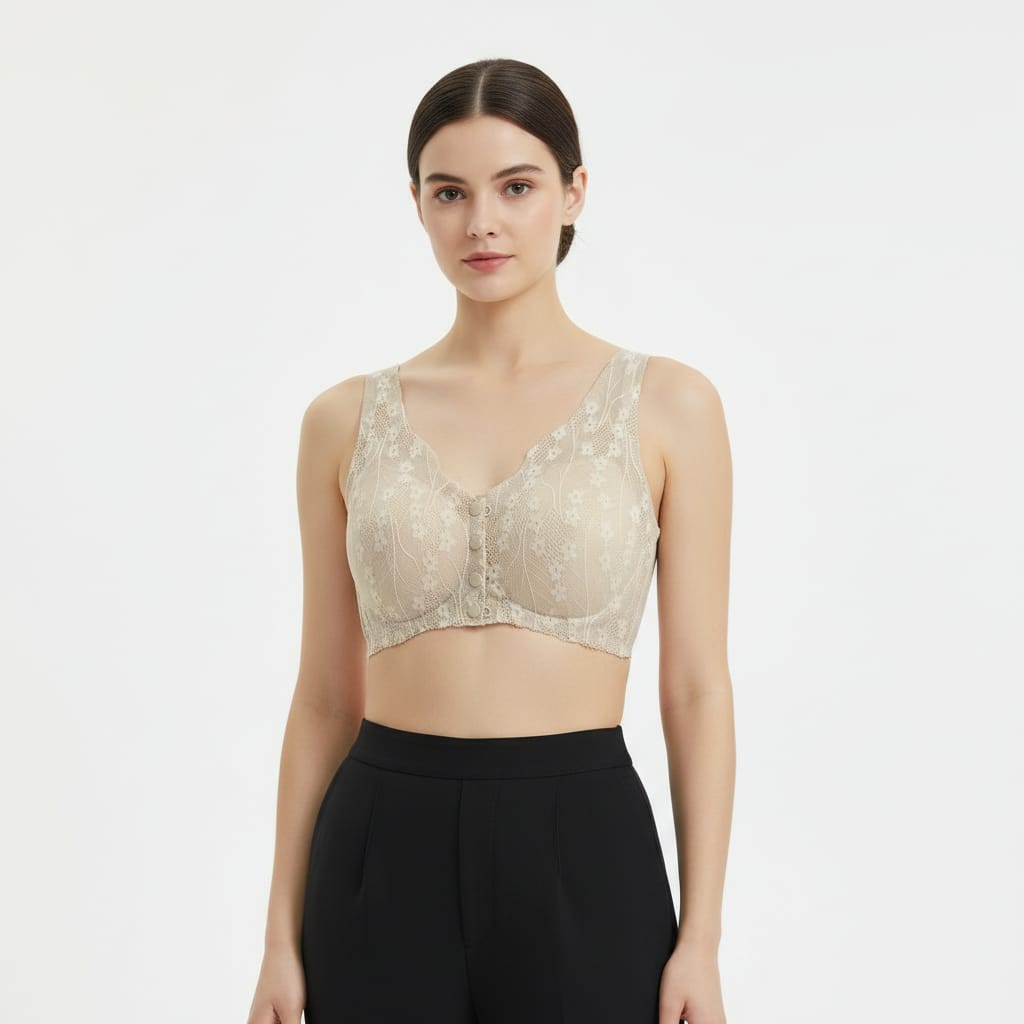 Comfort Fit Lace Bra (Breathable, Supportive, and Stylish)