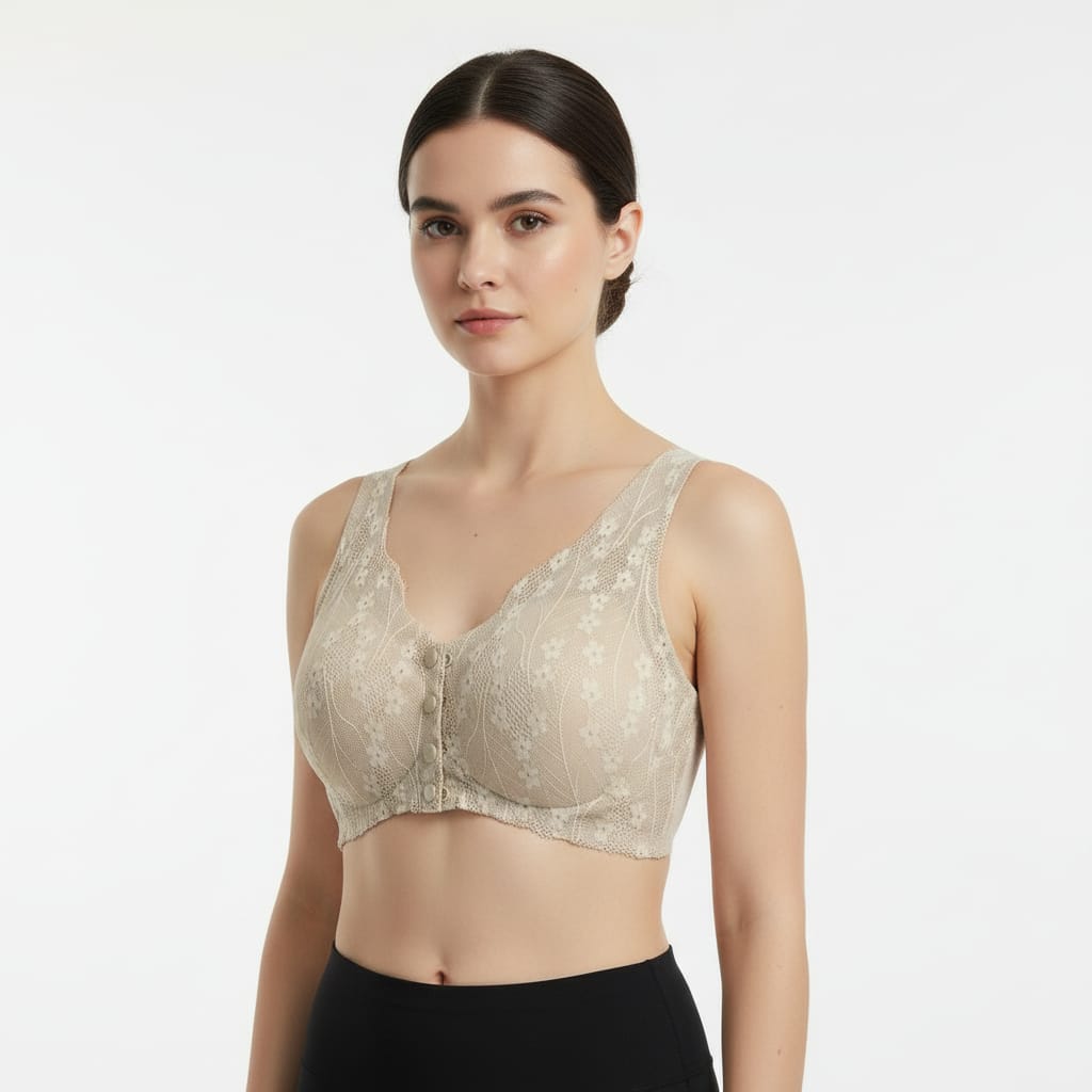 Comfort Fit Lace Bra (Breathable, Supportive, and Stylish)
