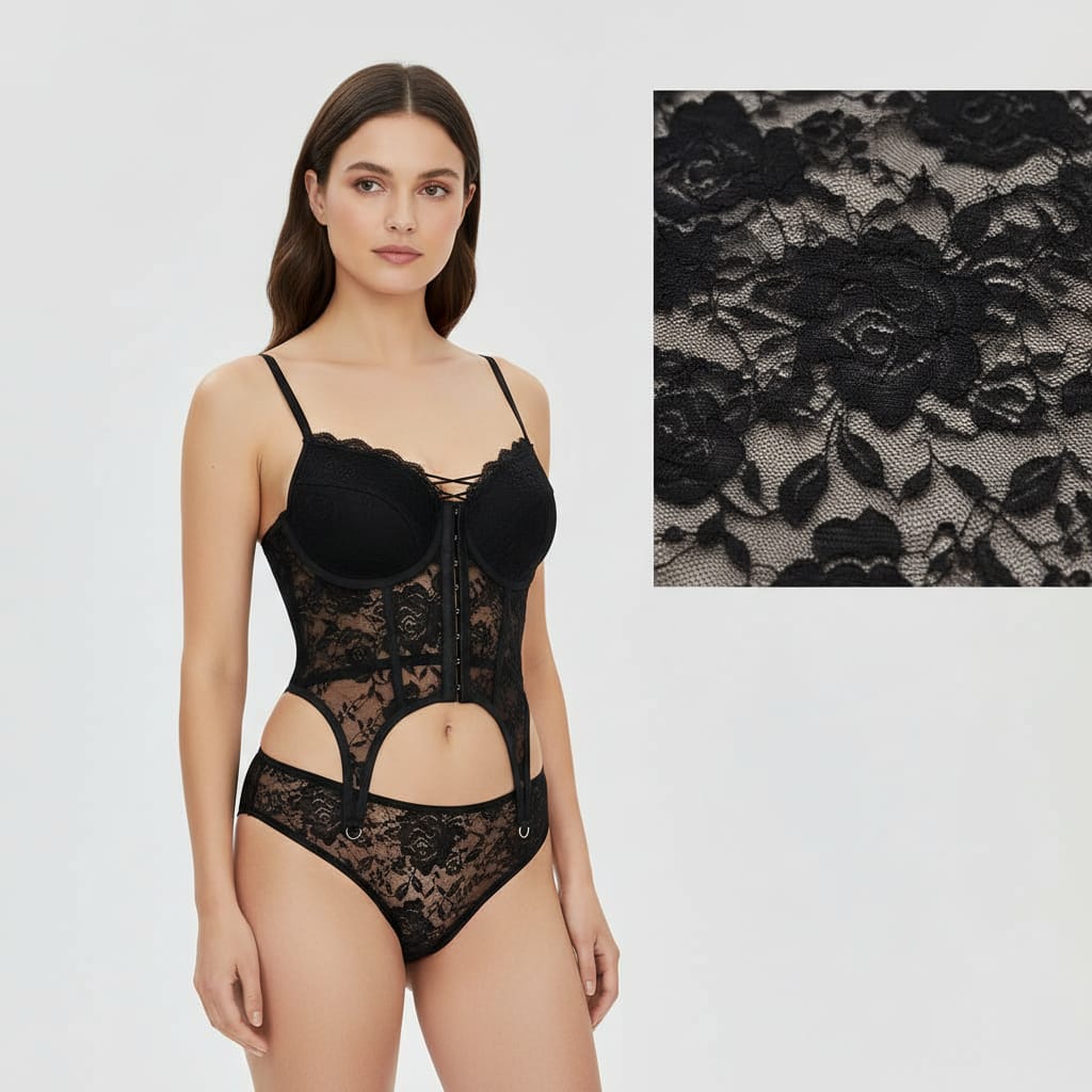 Queens Inside Lace Corset (Shaping & Supportive)