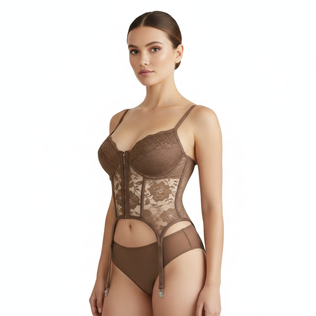 Queens Inside Lace Corset (Shaping & Supportive)