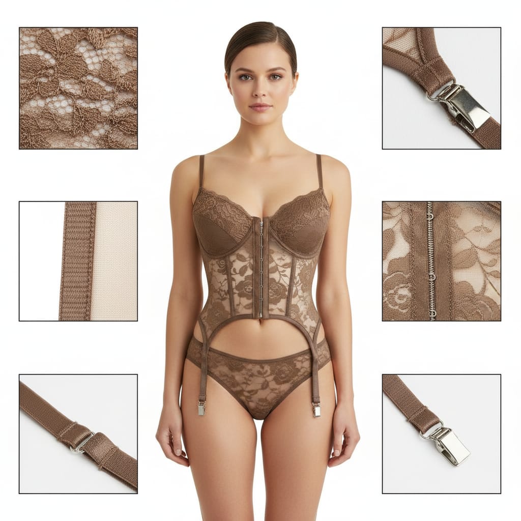 Queens Inside Lace Corset (Shaping & Supportive)