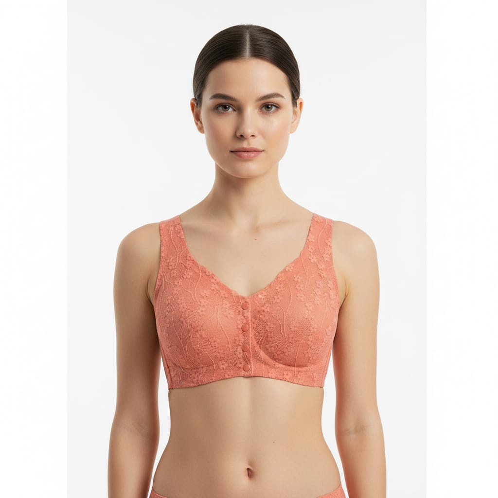 Comfort Fit Lace Bra (Breathable, Supportive, and Stylish)