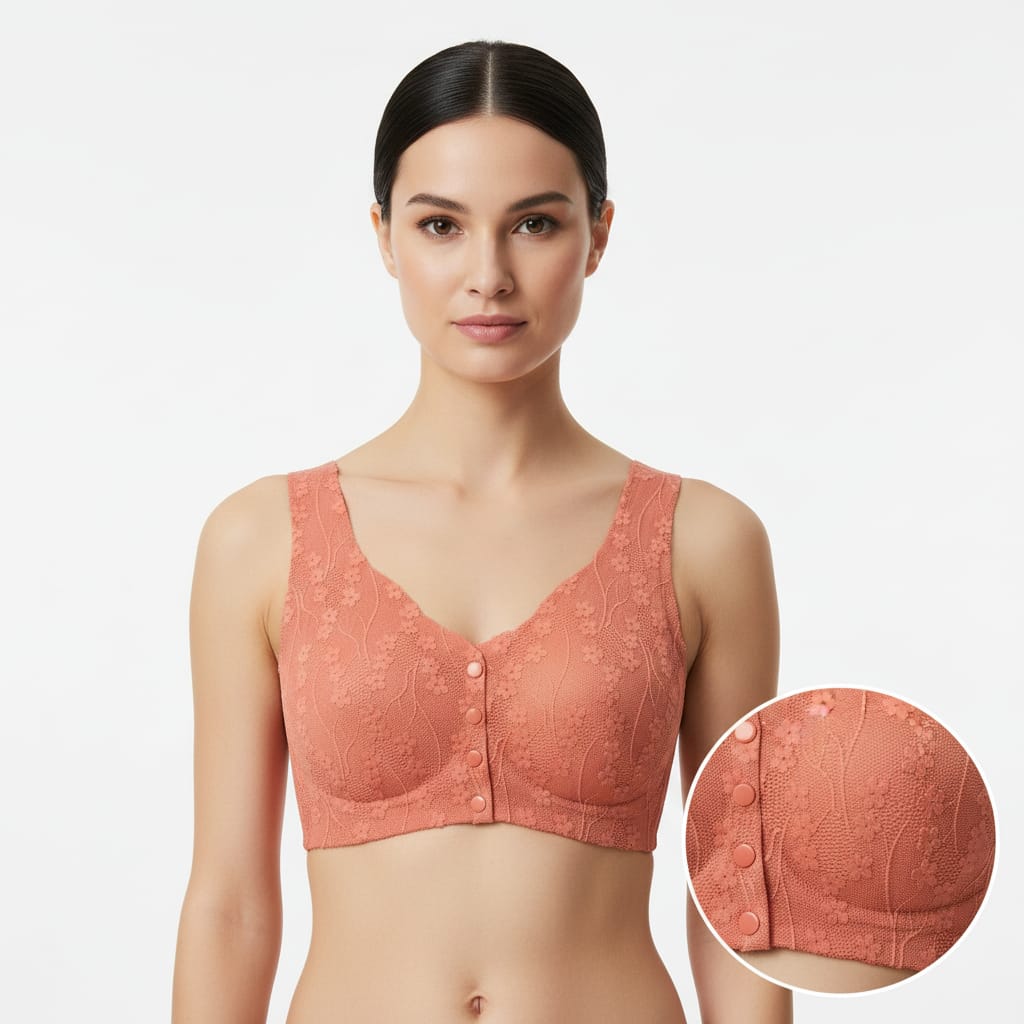 Comfort Fit Lace Bra (Breathable, Supportive, and Stylish)