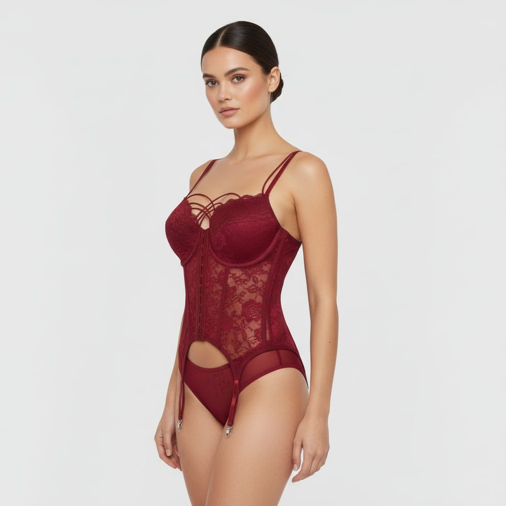 Queens Inside Lace Corset (Shaping & Supportive)