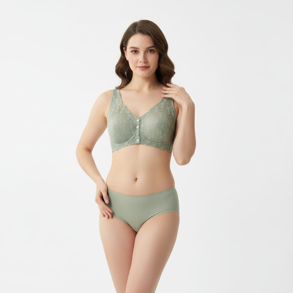 Comfort Fit Lace Bra (Breathable, Supportive, and Stylish)