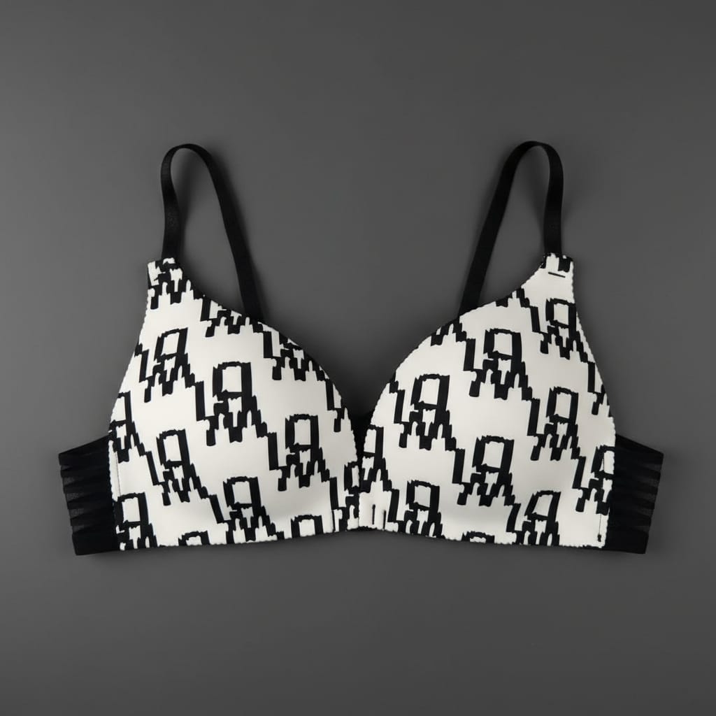 Women's Printed Bra with Trendy Prints (Comfort & Style)